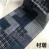 Tela Estampada Azul de Algodón y Lino Mediana Fondo Blanco Porcelana Azul y Blanca Tela Decorativa para Ropa de Mesa Ropa Algodón Puro por Defecto