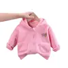 Nueva Chaqueta de Polar con Capucha para Niñas de Primavera y Otoño Ropa Casual Estilo Western para Niños Ropa de Béisbol para Bebés Moda de Primavera
