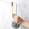 Gancho para porta de chuveiro sem furos gancho de porta estendido para porta de chuveiro de vidro sem moldura para banheiro gancho de toalha de aço inoxidável