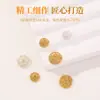 Cor Cobre Banhado Conserva Cor Flor Oca Base Acessórios DIY Pérola Cristal Pulseira Espaçadores Contas Acessórios Atacado
