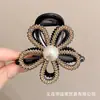 Pinza Lateral de Flor Atmosférica para Sesión de Fotos de Primavera, Pinza de Flor para Cabello con Gran Volumen, Tocado de Flor para la Cabeza a la Moda Estilo Vacaciones