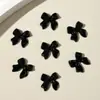 Sin rebabas ni imperfecciones, exquisitos accesorios para uñas con lazo, accesorios de resina con lazo de color tridimensional para niña