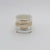 Acrílico Dorado con Puntos 15G30G Botella Cuadrada de Diamante Botella para Crema de Ojos Botella Cápsula Botella de Medicina Botella para Crema de Día y Noche