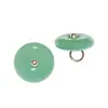 Nuevos botones redondos planos de estilo chino en jade, botones de imitación de jade, Hanfu, brocado Song, cheongsam, traje Tang, accesorios para ropa tradicional china
