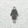 Accesorios de aleación de plata Xizang vintage exclusivos transfronterizos para manualidades Colgante de collar de palma europeo y americano Accesorios de joyería al por mayor