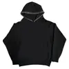 Jaqueta Moletom Y2K Cor Sólida Cruzada Europeia e Americana Manga Longa Solta Blusa com Capuz Jaqueta Retrô Street Wear