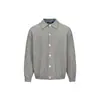 CROWD CITY Suéter de Solapa Retro Simple Dos en Uno para Hombre Cárdigan de Punto Top Otoño Invierno Y693