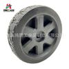 Pneu Sólido de Borracha Personalizado de Fábrica 6 polegadas 150X50 Roda de Carrinho para Gerador Compressor de Ar
