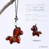 Chaveiro Pingente Sandália Verde Zodíaco Cavalo Criativo DIY Riqueza Instantânea Charme para Bolsa de Celular