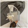 Bolso Coreano Casual Simple Textura para Mujer Bolso Satchel Bandolera 2025 Verano Nuevo Diseño Nicho Bolso Balde Cruzado
