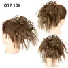 Gomas para el pelo Estilo Europeo y Americano Nido de Pollo, Bandas Elásticas Esponjosas, Moño de Fuente, Fibra Sintética, Gomas para el pelo Desordenadas de Nido de Pollo Multicolor, Pelucas al por Mayor