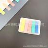 Notas adhesivas retro de color PET Morandi de fábrica, papel fluorescente para notas adhesivas, papel para índices, pasta de color N veces