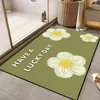2026 Tejido de Tecnología Fresca Alfombra Suave para Piso Alfombra Baño Tocador Entrada Absorbente de Agua Antideslizante Felpudo