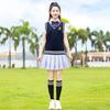 Conjunto de Uniforme Escolar para Estudiantes de Secundaria, Estilo Universitario, Versión Coreana, Uniforme de Escuela Secundaria Británica, Ropa para Ceremonia de Apertura de Reunión Deportiva de Primavera y Otoño