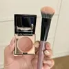 Nuevo Set Portátil de Brochas de Maquillaje: Brocha Pequeña para Rubor en Forma de Escoba, Brocha Biselada para Difuminar, Rubor en Crema, Polvo para Contorno, Set de Brochas Portátil