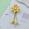 Flor de Pan Nueva Estilo Coreano Flor de Girasol Flor de Algodón DIY Ropa Bolsa Sombreros Cortina Accesorios Accesorios Mayoreo