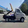 Fabricante Nacional de Camiones de Basura de Marca Vi Changan Blue Ahora Vende Camión de Basura con Brazo de Gancho de 3 Metros Cúbicos a Gasolina con Pago a Plazos