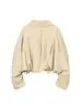 Comercio Exterior Transfronterizo de Amazon 2026 Ropa de Mujer Más Vendida Cuello de Muñeca Cordón Top Corto Cintura Fruncida Estilo Suave Camisa