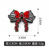 Colgante de lazo incrustado de diamantes, disponible para pedidos transfronterizos de lotes mixtos, adecuado para accesorios de bricolaje como colgantes, pulseras, collares y componentes de joyería, directo del fabricante