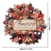 Guirlanda Americana do Dia da Independência Transfronteiriça Decoração de Casa para o Dia Nacional Adereços para Layout de Cena de Feriado Atacado
