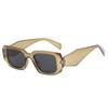Nuevas gafas de sol cuadradas retro transfronterizas europeas y americanas, gafas de sol personalizadas de pierna ancha, versátiles de alta calidad, a prueba de rayos UV, al por mayor