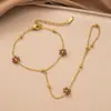Pulsera de acero de titanio nueva, no se decolora, estilo ins, versátil para mujer, joyería para mujer, alta calidad para mujer
