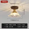 Nueva Luz de Balcón Pasillo Pasillo Estilo Chino Color Nogal Luz Moderna Simple de Lujo Ligero Entrada Vestíbulo Luz Vestidor