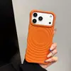 17 Adecuado para iPhone 18Pro Funda con Anillo de Onda de Color Sólido 16/15 Apple 14 Anticaída 13 Funda para Teléfono Móvil 12/11