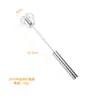 Batidor de huevos semiautomático de acero inoxidable mezclador de crema giratorio por presión manual herramientas de cocina para el hogar y repostería