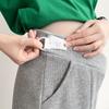 Pantalones cortos para embarazadas de verano, finos, de cintura baja, talla grande, holgados, informales, de pierna ancha