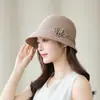 Sombrero de Paja Estilo Francés para Mujer, Nuevo Modelo para Vacaciones de Verano en la Playa, Circunferencia de Cabeza Grande, Protección Solar, Sombrero de Paja Parasol, Sombrero de Pescador para Mamá