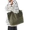 Bolsa de Lona de Gran Capacidad para Mujer, Nuevo Estilo 2026, Bolso de Hombro Casual Estilo Perezoso, Bolsa Tote para Estudiantes y Viajes Diarios