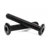 Tornillo de Abrazadera Placa Plana de Cabeza Hexagonal Biselada de Acero Inoxidable 304 Negro Tuerca M3M4M5M6M8