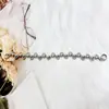 Plata Estilo Dulce Frío Cadena de Muñeca Funda para Teléfono Móvil Cadena de Cuentas Hecha a Mano Llavero Colgante para Teléfono Móvil Nueva Cadena de Perlas para Teléfono Móvil