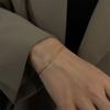 Pulsera de Cadena de Serpiente Redonda Coreana St.Delan Pulsera de Acero Inoxidable Chapado en Oro Joyería de Moda para Hombres y Mujeres Pulsera Fina Lote