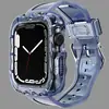 Para Correa de Apple Watch correaapplewatch Correa Transparente Onda Correa TPU Apple con Purpurina
