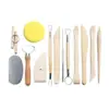 Juego de 5 Piezas de Escultura en Arcilla de Cerámica de Madera Transfronteriza Herramienta de Estampado DIY para Manualidades de Arcilla Juego de Herramientas con Sello del Fabricante