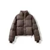 Chaqueta nueva de algodón plumón sin lavado para mujer, estilo corto, nuevo modelo 2026, chaqueta acolchada holgada y engrosada, abrigo de algodón para petite, prenda exterior de moda