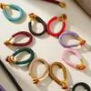 Nudo Vajra Cuerda Trenzada Hecha a Mano Llavero de Bobina Abierta Colgante para Bolso Asa de Cuerda Cuerda para Jugar Adornos DIY