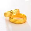 Yihua Anillo de Apertura para Pareja con Forma de Corazón de Arena para Hombre Pareja Amor Apertura Joyería Día de San Valentín