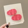 Pinza lateral fresca y dulce en forma de estrella, pinza para el cabello de alta gama estilo dopamina, accesorio para el cabello de pinza para flequillo exquisito y simple