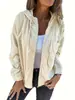 Colección de otoño 2026 transfronteriza: Chamarra con capucha de color liso para mujer, estilo europeo y americano, prenda exterior casual de pana con capucha
