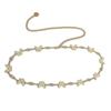 Verão Novo Estilo Feminino Casual Strass Incrustado Decorativo Fivela Borboleta Corrente de Metal Cintura Corrente com Saia Casaco em Estoque