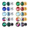 Pendientes de acero inoxidable con circonita blanca pendientes sencillos para hombre pendientes pequeños joyería de moda personalizada ES-332