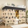 Nueva Cortina de Cama Tipo Riel Deslizante para Dormitorio Estudiantil Cortina Opaca Fuerte Cortina para Dormitorio Tela Opaca Valla Cortina Especial para Litera Inferior