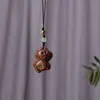 Pingente de Corrente de Celular com Moeda de Cobre para Escultura em Madeira Arco-Íris, Cavalo do Zodíaco Mais Vendido, Chaveiro Criativo para Bolsa Atraidor de Riqueza