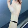 Pulseira de Concha Gato Preto Gato Branco Explosiva Exquisite Nicho Tecida Corda de Mão do Ano da Vida do Casal Simples Versátil