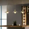 Candelabro LED de Cobre Nórdico al por mayor 7W Personalizado Simple Hotel Comedor Candelabro Hogar Dormitorio Sala de estar Candelabro