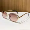 Nuevas Gafas de Sol de Moda Ojo de Gato Nudo de Cuerda Varilla Diseño Hueco Gafas de Sol de Gama Alta Casual Tendencia Gafas para Mujer Transfronterizas