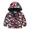 Chaqueta para niños y niñas, primavera y otoño, gorro fino, camisa con cremallera de moda bonita para bebés, abrigo para niños
